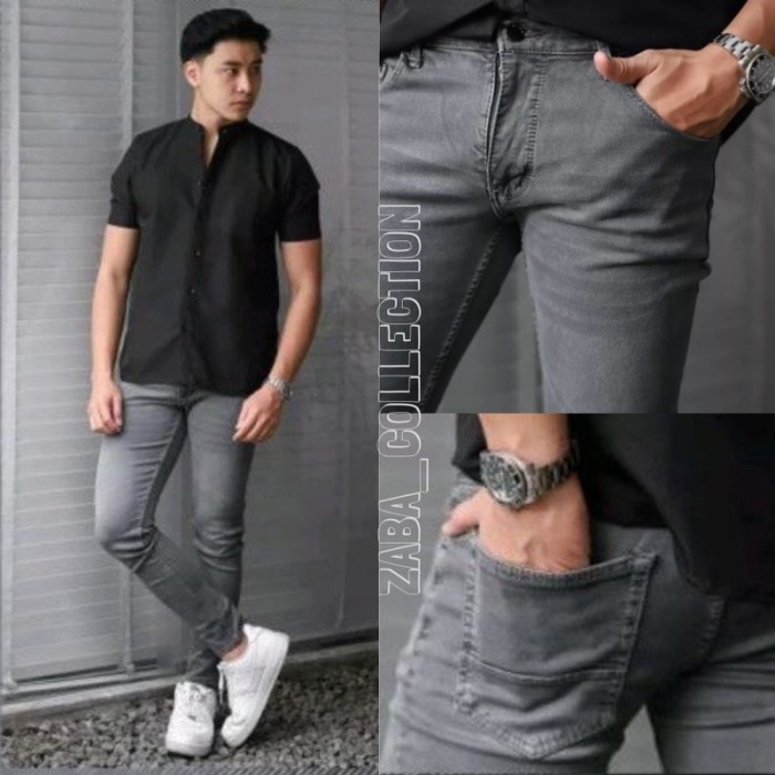 Skinny jeans mens fashion