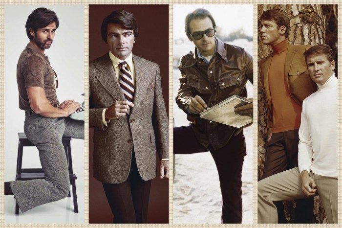 Mens fashion in the 1970s