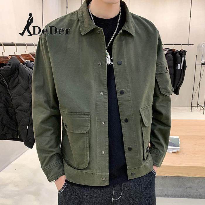 Green jacket men's fashion